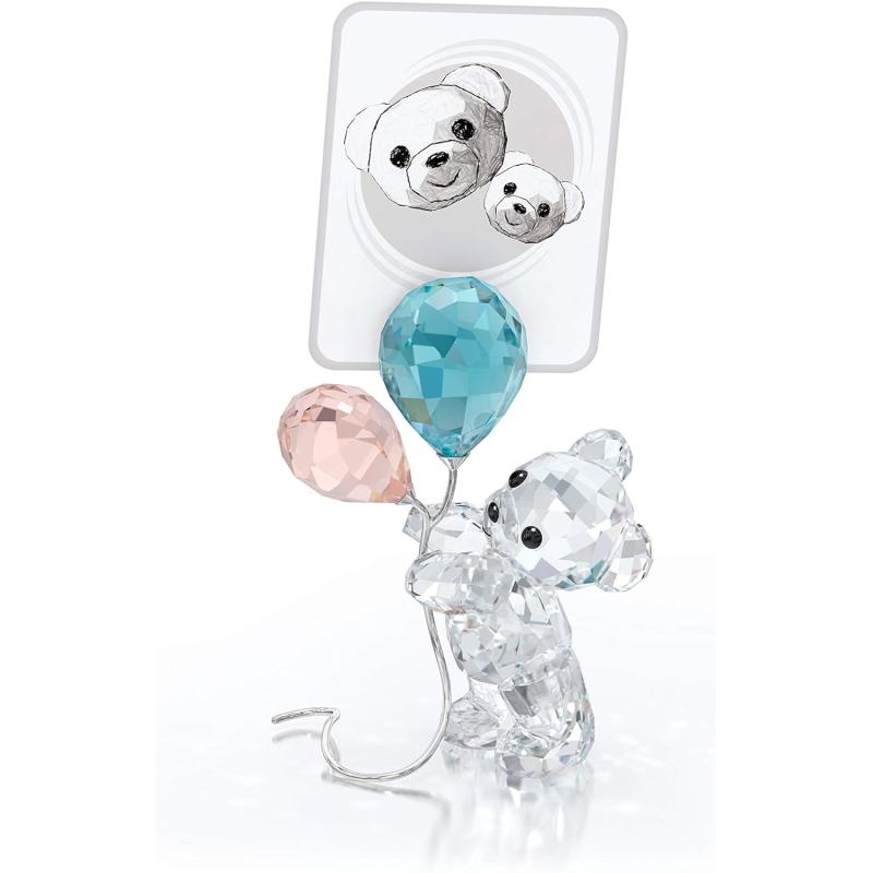 SWAROVSKI Kris Bear 30th Anniversary Figurine Set, 4 Small Bears in ...